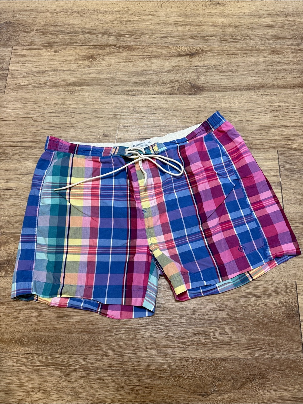 Gant Multicolor Plaid Swim Shorts